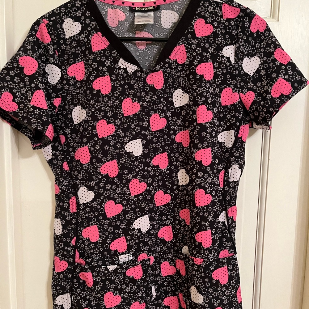 Heart and Soul scrub top
